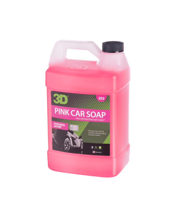 PINK CAR SOAP 3D CARE CARE– PRÉLAVAGE  ET LAVAGE Lavage
